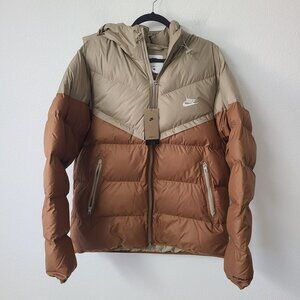 Nike Windrunner PrimaLoft Puffer Jacket FB8185-248 Size L Brown